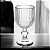 Kit 6 Taça Vidro Canelado Graffiato Vinho Transparente 380ml - Imagem 8