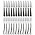 Conjunto 12 Facas E 12 Garfos De Mesa Supreme 21cm Aço Inox - Imagem 1