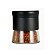 Pote Vidro Aço Black Mantimento Estilo Wolff C/tampa 820ml - Imagem 1
