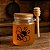 Pote De Mel Com Tampa Hermética De Bambu C/ Etiqueta 250 Ml - Imagem 5