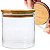Pote Hermético De Vidro Com Tampa De Bambu Natural 600ml - Imagem 9