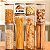Pote Hermético Vidro Tampa De Bambu Natural 30x10cm 2 Litros - Imagem 3