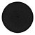 Kit 4 Jogo Americano Redondo 4 Unidade 38cm Preto - Imagem 9