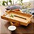 Bandeja De Bambu Retangular 33x22cm Com Alça Para Servir - Imagem 1
