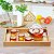 Bandeja De Bambu Retangular 33x22cm Com Alça Para Servir - Imagem 7
