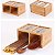 Porta Utensílios E Talheres 100% Bambu C/ Visor Transparente - Imagem 8