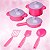 Brinquedo Mega Cozinha  Toy Chef Menina Cor Rosa E Azul - Imagem 5