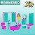 Kit Casinha Completa Judy Home Quarto Banheiro Sala Cozinha - Imagem 9