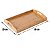 Bandeja De Bambu 36x25cm Para Servir Café Da Manhã Churrasco - Imagem 2