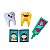 Kit Profissão Maleta Dentista Aprendizagem Brinquedo Criança - Imagem 8