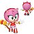 Amy Rose Sonic Boneca Fandom Box Colecionável - Imagem 7