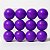 Kit 12 Bolinhas Anti Stress Pilates E Fisioterapia Cor Roxo - Imagem 1