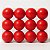 Kit 12 Bolinhas Antstress Pilates E Fisioterapia Vermelho - Imagem 1