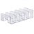 Organizador Multiuso Transparente 5 Divisórias 40x15x10cm - Imagem 1