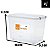 Caixa Organizadora Plástica Pratic Box 150l Com Rodinha - Imagem 3
