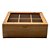 Organizador De Cha De Bambu C/ 6 Divisoes  21x16x7,5 Cm - Imagem 4
