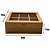 Organizador De Cha De Bambu C/ 6 Divisoes  21x16x7,5 Cm - Imagem 6
