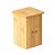 Kit 2 Pote Porta Açúcar E Sal De Bambu Decoração Cozinha Multiuso - Imagem 6