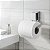 Suporte Papel Higiênico Porta Papel Com Adesivo Super Forte - Imagem 4