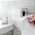 Suporte Papel Higiênico Porta Papel Com Adesivo Super Forte - Imagem 6