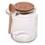 Kit 2 Pote Hermético De Vidro 250ml C/tampa Cortiça E Colher Para Temperos - Imagem 4