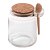 Kit 2 Pote Hermético De Vidro 250ml C/tampa Cortiça E Colher Para Temperos - Imagem 9