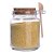 Kit 2 Pote Hermético De Vidro 250ml C/tampa Cortiça E Colher Para Temperos - Imagem 7