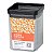 Pote Hermético Lumini Retangular Black 450 Ml Empilhável - Imagem 1