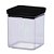 Kit 2 Pote Hermético Lumini Quadrado Black 1000ml - Imagem 4