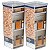2 Pote Hermético Multiuso Lumini Quadrado Paramount 3500 Ml - Imagem 1