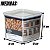 2 Potes Hermético Multiuso Lumini Quadrado Paramount 2.195ml - Imagem 2