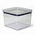 Kit 10 Pote Hermético Multiuso Lumini Quadrado Paramount 3.040 Ml - Imagem 9