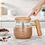 Caneca Mixer Automática 500ml Vidro Recarregável Whey Café - Imagem 1