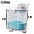 Kit 4 Dispenser Multiuso 1,5 L Porta Sabão C/tampa E Dosador - Imagem 3