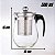 Chaleira De Vidro Infusor Removivel Alça 500ml Resistente - Imagem 3