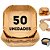 Kit 50 Formas Quadrada Descartável Airfryer 20x20x4,5cm - Imagem 1