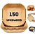 Kit 150 Formas Quadrada Descartável Airfryer 20x20x4,5cm - Imagem 1