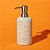 Dispenser Porta Sabão Líquido Poliresina Mart 300 Ml Bege - Imagem 6
