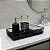Bandeja Decorativa Em Metal C/ Vidro 24cm Mart Cor Preto - Imagem 6