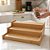 Organizador Com 3 Andares De Bambu 30cm - Imagem 5