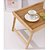 Bandeja Dobravel Com Pes De Bambu 50x30x20cm Para Cafe - Imagem 5