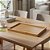 Bandeja Dobravel Com Pes De Bambu 50x30x20cm Para Cafe - Imagem 8