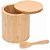 Kit 2 Porta Temperos Pote Com Colher Bambu 100% Natural Multiuso - Imagem 6