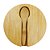 Porta Temperos Pote Com Colher Bambu Natural Multiuso - Imagem 7