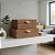 Kit 2 Caixa Decorativa Multiuso Couro Sintético Mart Marrom - Imagem 1