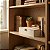Caixa Mdf Tampa E Revestimento Em Linho Luxo Off Withe - Imagem 1