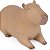 Escultura Capivara Poliresina Realista Luxo Decoração - Imagem 7