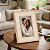 Porta Retrato Decorativo Mart Mdf Madeira Marrom Claro 10x15 - Imagem 3