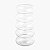 Vaso De Vidro Ondulado 28x13 Cm Decoração Moderna Mart - Imagem 2