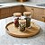 Bandeja De Bambu Decorativa Com Alça Redonda 30x2cm - Imagem 3